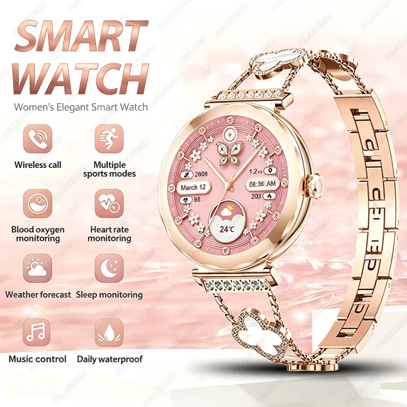 Rose Gold Ladies Smartwatch 20 - Watches Ladies Smartwatch review and price